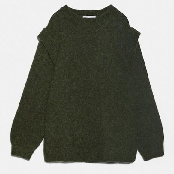 ZARA Oversized Alpaca Sweater - Picture 2 of 7